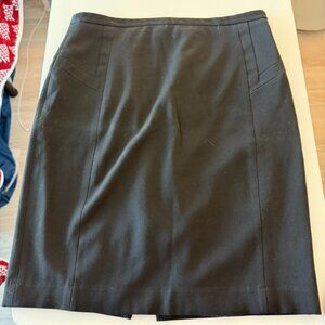 Express black pencil skirt